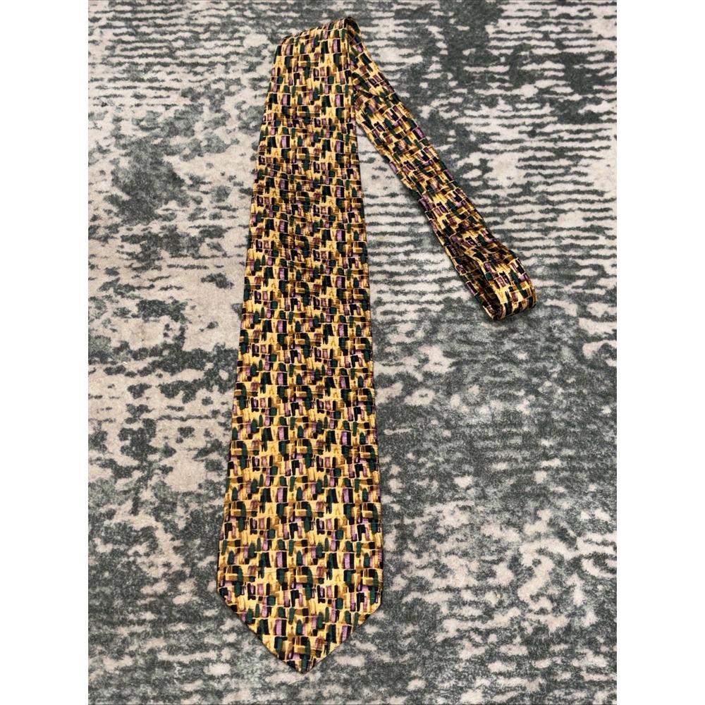 Vintage Silk Cocktail Collections Necktie Wine Under A Microscope